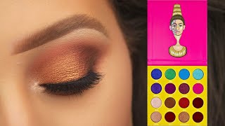 JUVIAS PLACE MASQUERADE PALETTE TUTORIAL  AUTUMNAL MAKEUP  EIMEAR MCELHERON [upl. by Aerbas]