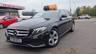 Mercedes Benz E Class 20 Diesel 201818 Automatic E220d SE Saloon GTronic PCO Ready For Sale [upl. by Methuselah]