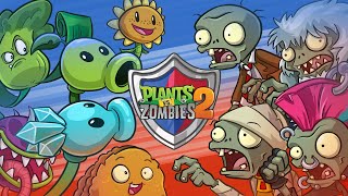 Plants vs Zombies 2 Unlocking Magnet Shroom and showing it off [upl. by Gnal814]