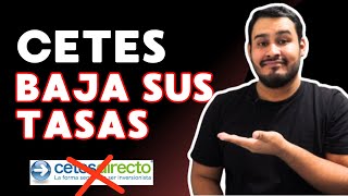 CETES BAJA MUCHO sus TASAS otra vez ❌ Y SEGUIRÁN ⚠️ [upl. by Ojeitak]