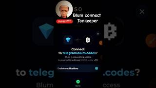 Blum ko tonkeeper se connect kaise kareBlum m wallet connectytshorts shorts [upl. by Jordan308]