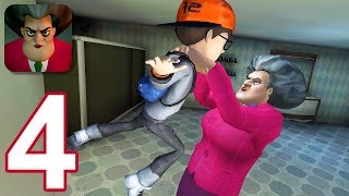 Scary Teacher 3D  Gameplay Walkthrough Part 4  All New Levels iOS Android [upl. by Mallissa605]