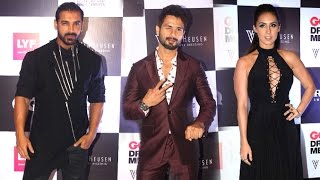 GQ Best Dressed Men 2016 Awards RED Carpet  John AbrahamShahid KapoorArjun Kapoor [upl. by Pebrook]