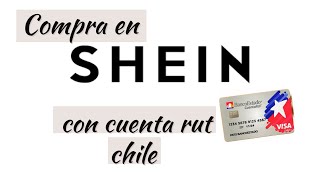 Cómo comprar en SHEIN con cuenta Rut súper fácil y rápido  algunos trucos para ahorrar💵 chile [upl. by Akemehc808]