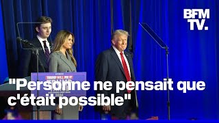 Présidentielle américaine le discours de Donald Trump revendiquant sa victoire [upl. by Hite]