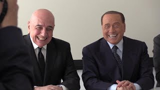 Il lapsus di Galliani quotIo ad del Milanquot E Berlusconi quotCon tre mogli di Monzaquot [upl. by Kalmick]