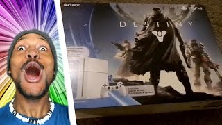 SUBSCRIBER GIFT WHITE PS4 DESTINY BUNDLE UNBOXING [upl. by Shipley]