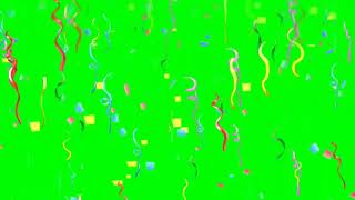 Confetti Chroma key Copyright Free Pack  Green Screen Confetti Animation [upl. by Arleyne762]