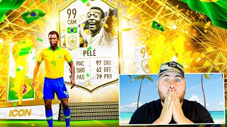 OMG IK PACK 99 ICON MOMENTS PELE op mijn eigen account  😲😲😲 [upl. by Havot]