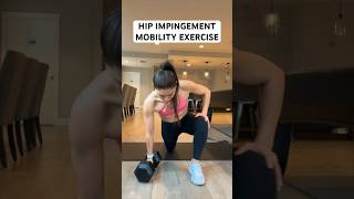 Hip Impingement Exercise for Hip Pain Relief hipimpingement hipmobility hippain [upl. by Nauqit]