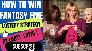 SECRETS HOW TO WIN THE FANTASY FIVE LOTTERY LADYT LOTTO STRATEGY [upl. by Gentes177]