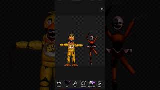 IM make withered minireena youtubeshorts fivenigthsatfreddys fnaf2 fnaf5 [upl. by Columbus99]