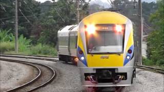 Keretapi Tanah Melayu Various ETS Electric Train Service Services  Kuang [upl. by Ibot]