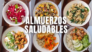 7 Almuerzos Saludables  Fáciles y Ricos [upl. by Paris12]