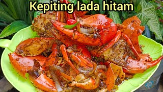 tutorial memasak kepiting lada hitam [upl. by Ainalem]