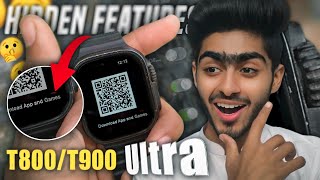 TOP 3 Hidden Features of T800T900 Ultra Smart Watch 🔥  Secret FeaturesSettings of T800 Ultra  YL [upl. by Pry]