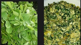 Methi Egg Bhurji Recipe  How To Make Menthe Egg Bhurji Recipe In Kannada  Easy Egg Bhurji Recipe [upl. by Barr]