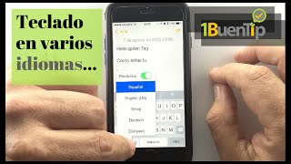 Cómo agregar idiomas al teclado de tu iPhone [upl. by Lorn]