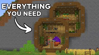 Minecraft Ultimate Mountain House Tutorial🏠 [upl. by Ubana699]