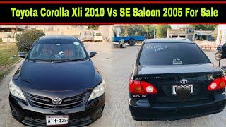 Toyota corolla SESALOON 2005 Vs Xli 2010 Model For Sale In Pakistan [upl. by Aneerb]