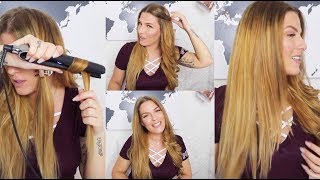 LOCKEN amp GLÄTTEN mit ghd Glätteisen HAIR TUTORIAL easy amp schnell [upl. by Xuaegram]