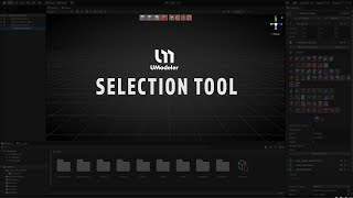 UModeler Essentials  Selection Tools [upl. by Atnaloj857]