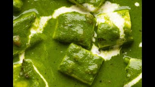 Lasooni Palak Paneer  Restaurant Style [upl. by Yenttihw]