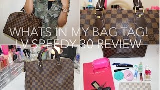 Whats in my bag TAG  LV Speedy 30 review [upl. by Andree]