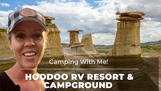 Hoodoo RV Resort amp Campground ⛺️DrumhellerAB 2022  Campground Review [upl. by Kehr]