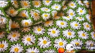 How to crochet daisy afghan blanket easy tutorial marifu6a [upl. by Benedic84]