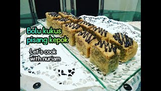 Resep Bolu Kukus Pisang Kepok Enak dan Gampang [upl. by Anauqes356]