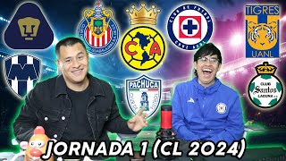 PRONOSTICOS JORNADA 1 Liga mx  CLAUSURA 2024 🔥🔥🔥 [upl. by Nanji]