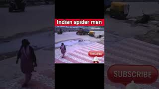 Indian spider man funnyfails jumpfail indianfunnyvideos comedy laugh viralshort [upl. by Lebanna]