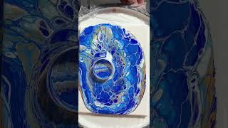 ✨ Mesmerizing Spinning Open Cup Acrylic Pour 🎨 fluidart acrylicpouring [upl. by Venu]