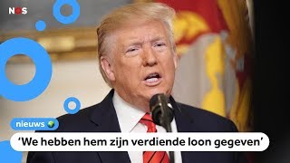 President Trump Belangrijke ISleider Baghdadi is dood [upl. by Bala]