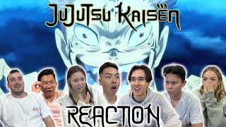 OUR FIRST TIME WATCHING JUJUTSU KAISEN  1x1 REACTION [upl. by Lewendal]