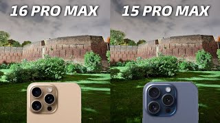 iPhone 16 Pro Max vs iPhone 15 Pro Max Camera Test [upl. by Nerti812]