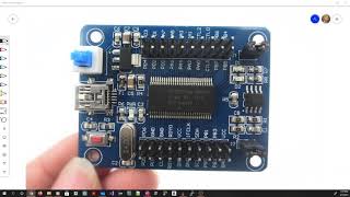 16 Channels Logic Analyzer واستخدامها كـ EZUSB FX2 تجربتي مع بوردة [upl. by Holofernes]