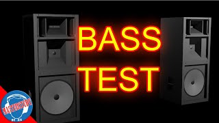 Subwoofer Bass Test [upl. by Natlus]