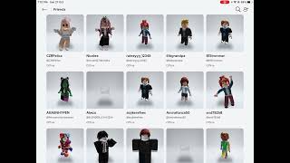 Unfriending Roblox friends Part 1 [upl. by Yhtir]