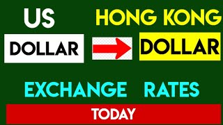 1 USD to HKD  Convert US Dollars to Hong Kong Dollars Currency Exchange Rates Today 04 SEP 2024 [upl. by Phaih]