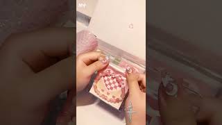 packing order asmr small business shorts smallbusinesspackingorders packingorder sticker [upl. by Ainiger]