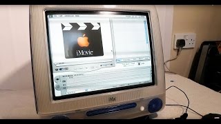 Editing A Video In Imovie 2 On The iMac G3 An iMac G3 Adventure [upl. by Halilak631]