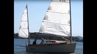 Norwalk Islands Sharpie NIS 18 cat yawl Missie Lee sailing  Part 2 [upl. by Ahsitneuq206]