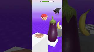 Squeezy Girl Purple Apple Banana Jump Mobile 77 Reverse Gamplay short funnymoments [upl. by Hock]