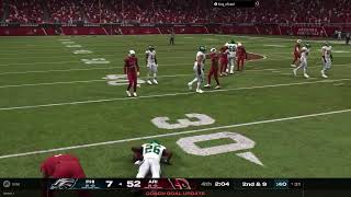 Next gen madden online franchise game changerz season 2 eagles vs cardinals [upl. by Jesher]