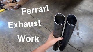 Vintage Ferrari Concours Exhaust [upl. by Ayisan]