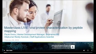 Viral protein characterization by peptide mapping SCIEX Masterclass LIVE [upl. by Horbal]