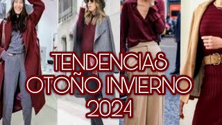 MODA OTOÑO INVIERNO 2024 OUTFITS INSPIRACION modafemenia outfitinspo [upl. by Adnuahsal]