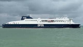 MV Côte dOpale Arrives at Calais 2724 [upl. by Faxun]